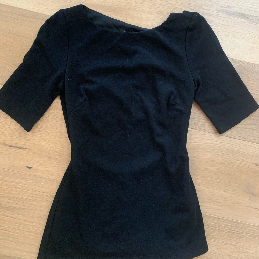 Black Strappy Back Backless Top - image 2